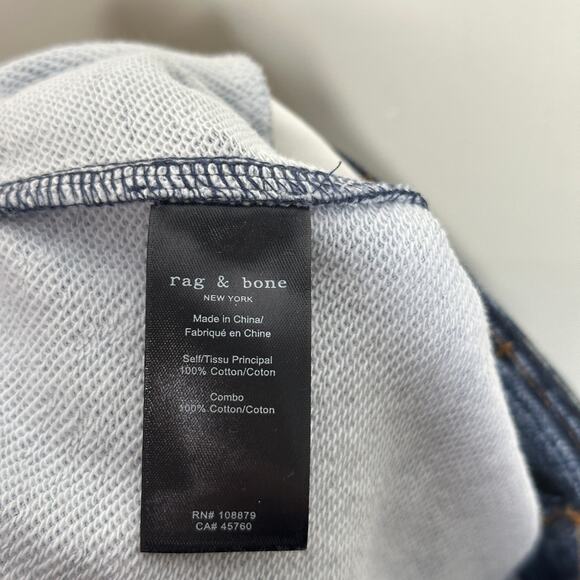 RAG & BONE Miramar Mia Jean Dark Blue Sz XS {FF6} - Picture 5 of 5